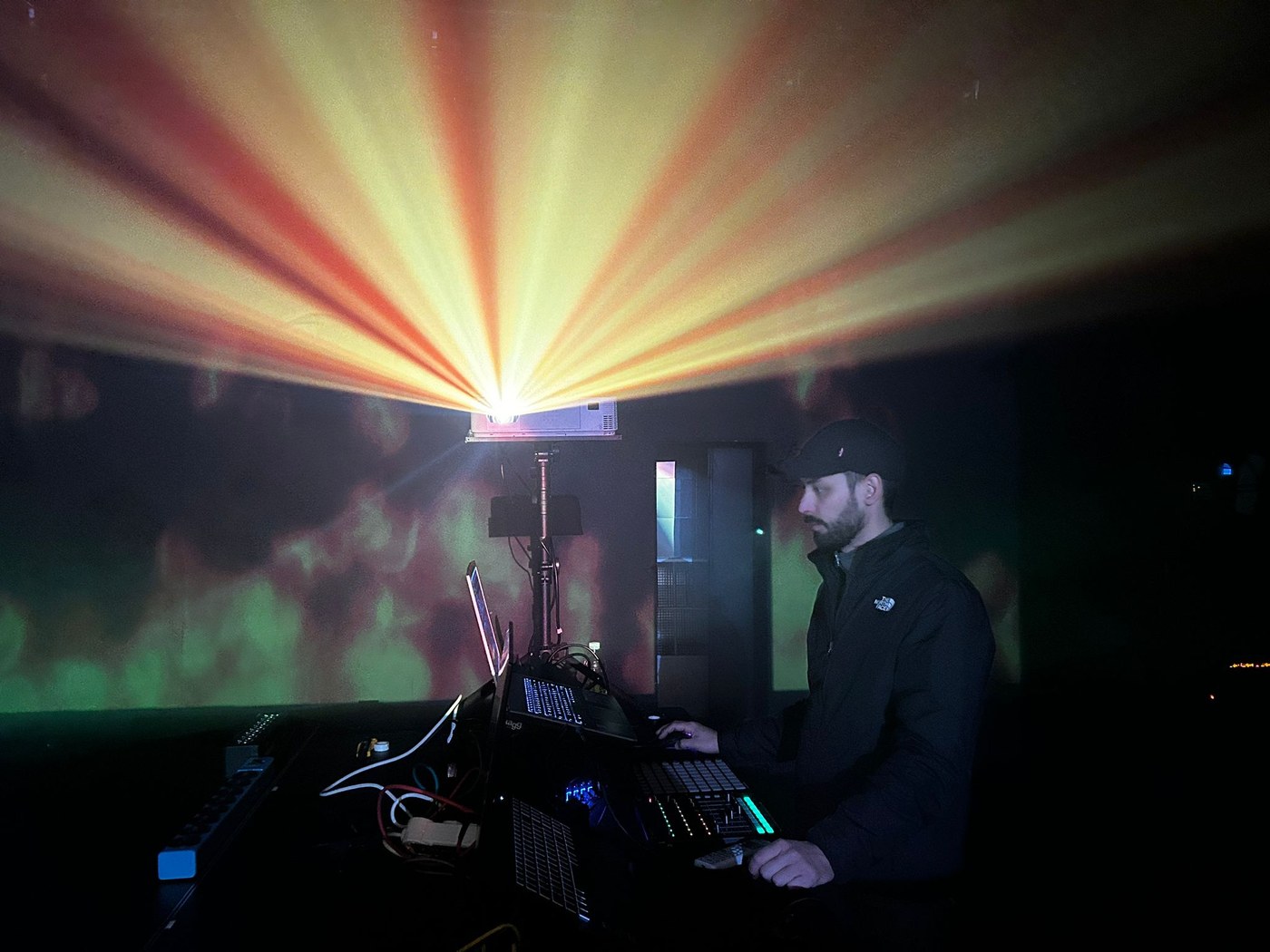 Club Night — VJ at console